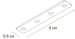 Коннектор прямой для магнитного шинопровода Arte Lamp
