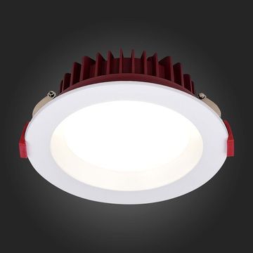 ST752.548.24 Св-к встр. Белый LED 1*24W 4000K 1 920Lm Ra80 100° IP44 D165xH54 100-240VV Встраиваемые светильники