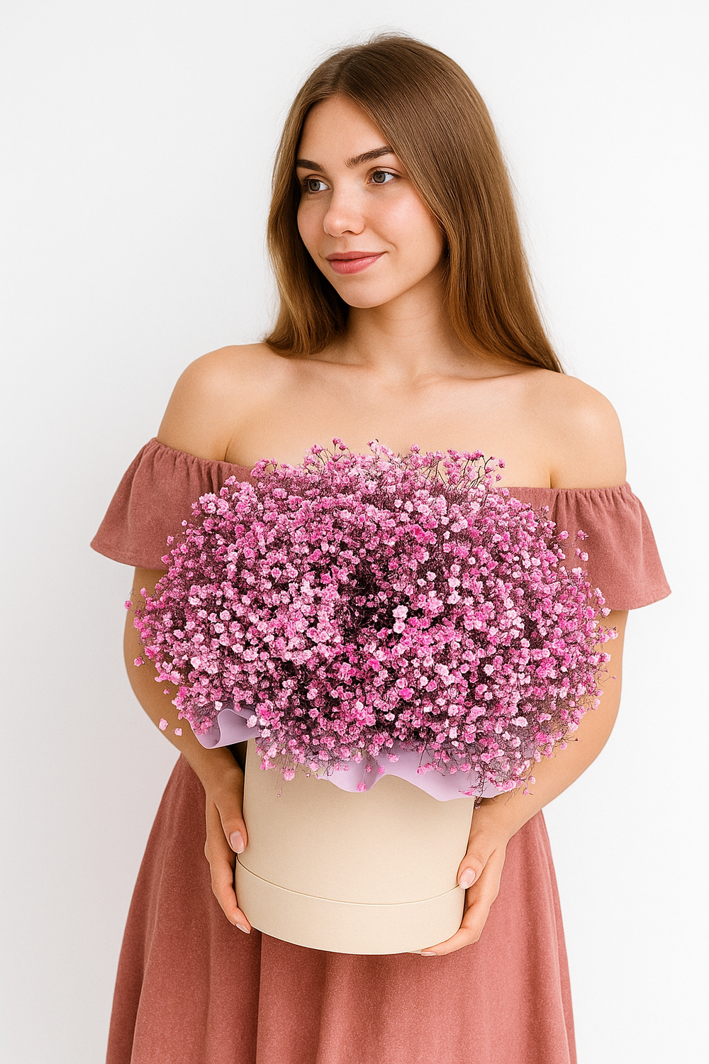 "Облако Гипсофилы" – фото товара из салона цветов FloArt, доставка по Южно-Сахалинску