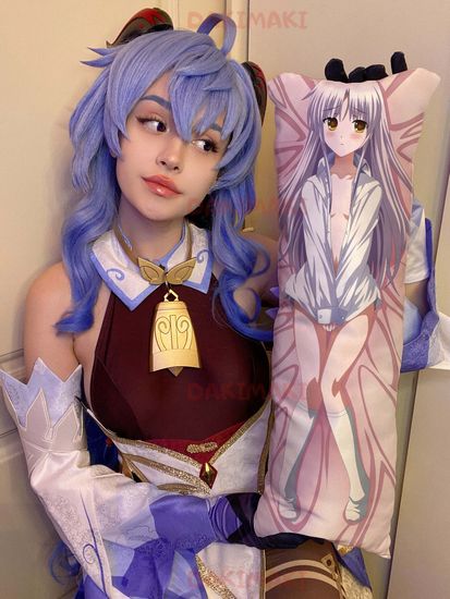 Мини дакимакура Канадэ Татибана из Ангельские ритмы арт. M0230, 60х20 см