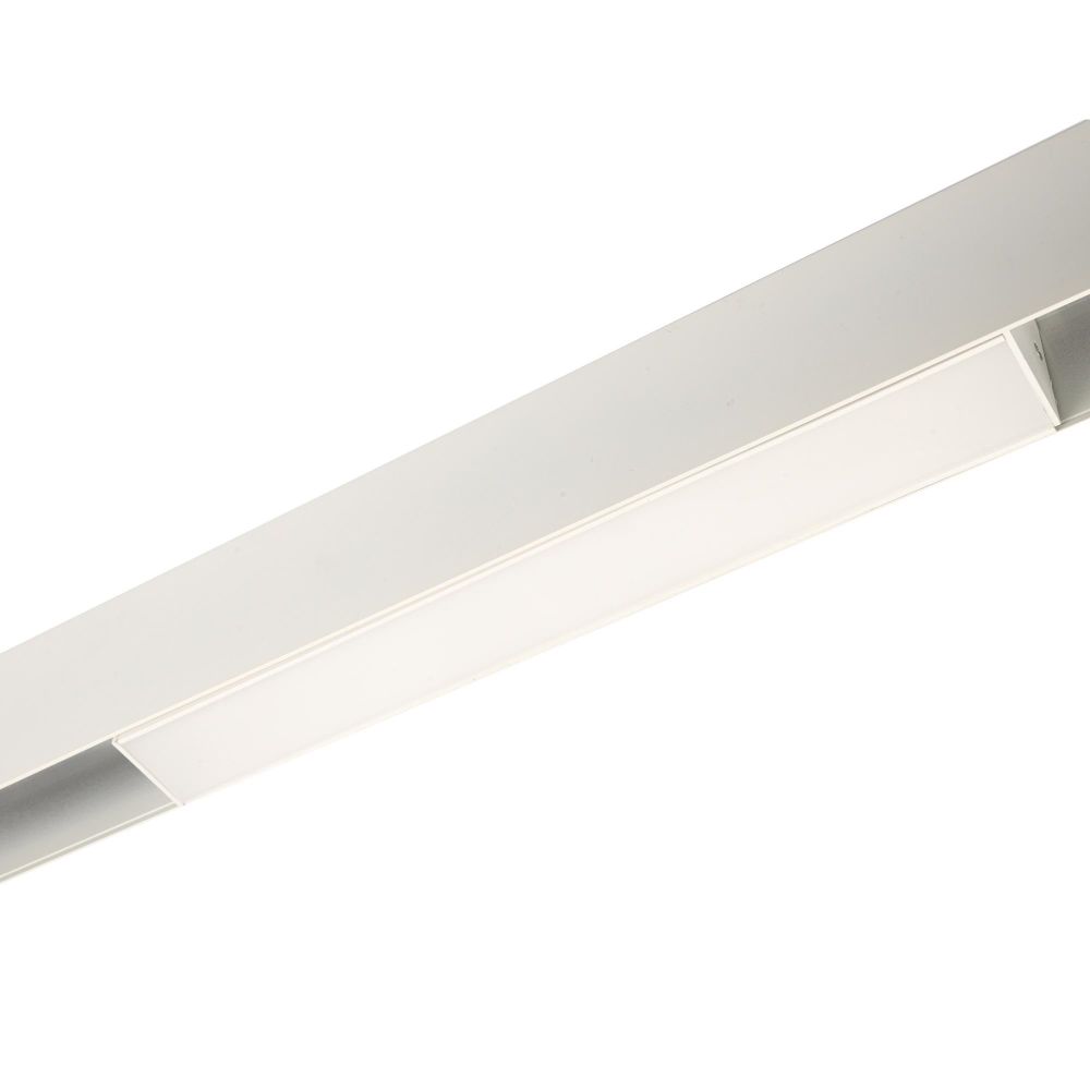 ULB-M70-12W-4000K-35 WHITE Светильник-прожектор линейный светодиодный трековый. Для магнитных шинопроводов. 900 Лм. Белый свет 4000К. Белый. ТМ Uniel