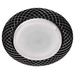 Светильник встраиваемый ЭРА KL 76 AL/BK /1 под лампу GX53 черный | Встраиваемые светильники Для ламп GX53