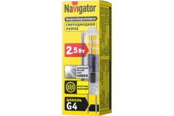 Светодиодная лампа Navigator 2,5W 190Lm 4000K G4 80246