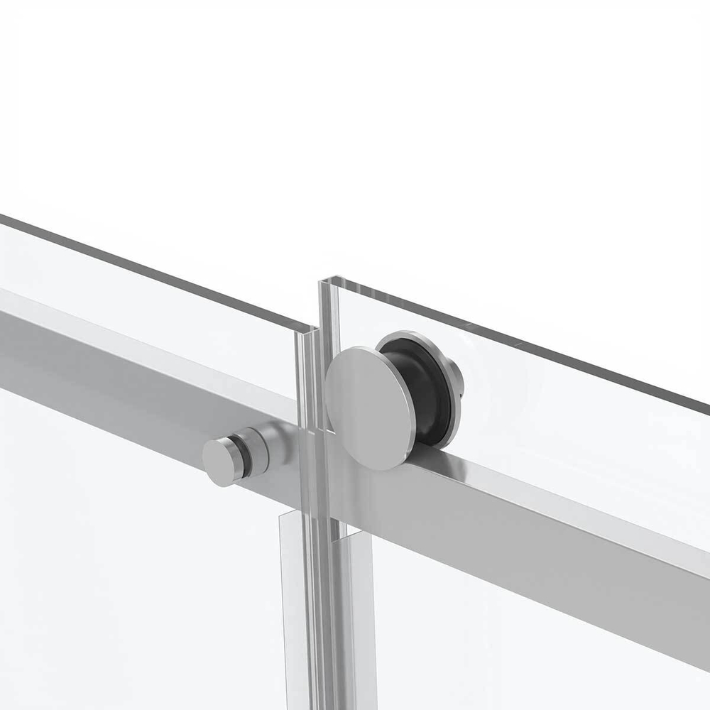 Душевая дверь Como Soft VDS-1CS110CL, 1100, хром, стекло прозрачное