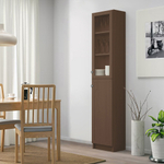 Шкаф книжный Билли 330 Орех Экко 9459 40*30*202 см, Коричневый   Фиеста