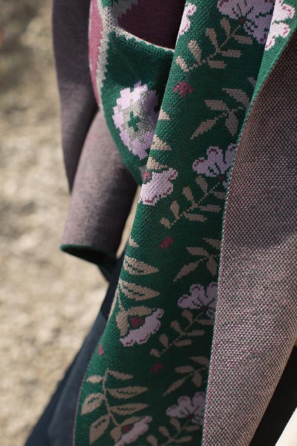 Шарф Flora зелёный - фото 3