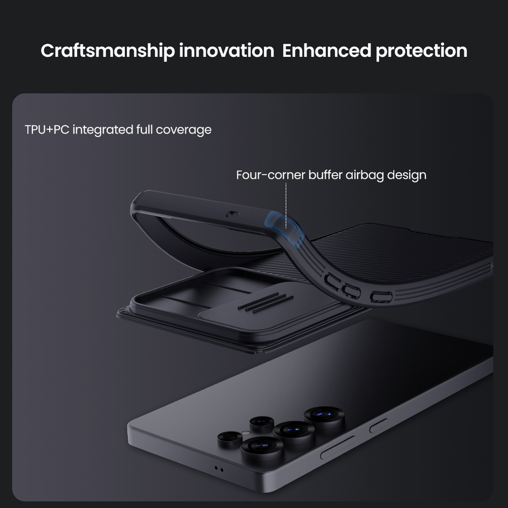 Чехол от Nillkin с встроенным круглым магнитом для Samsung Galaxy S25 Ultra, серия CamShield Pro Magnetic Case