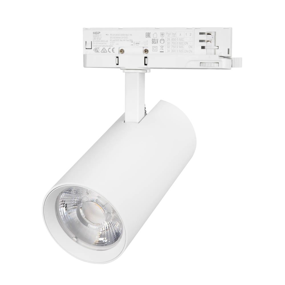 Светильник LGD-GERA-4TR-R90-30W Warm3000 (WH, 15 deg, 230V) (Arlight, IP20 Металл, 5 лет) 055189