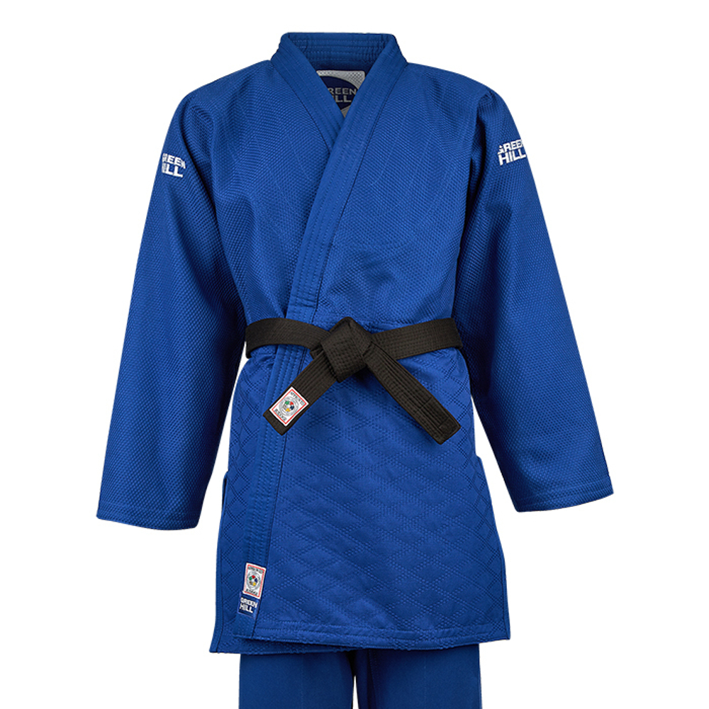 JSS-10212EU7 Кимоно Дзюдо SUPER одобрено IJF синее 2024