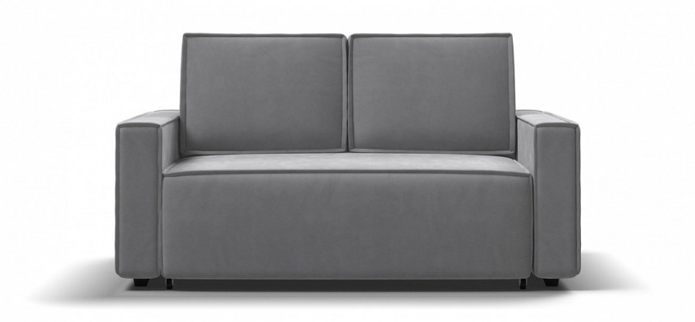 Диван Норд двухместный Велюр Монолит сталь
