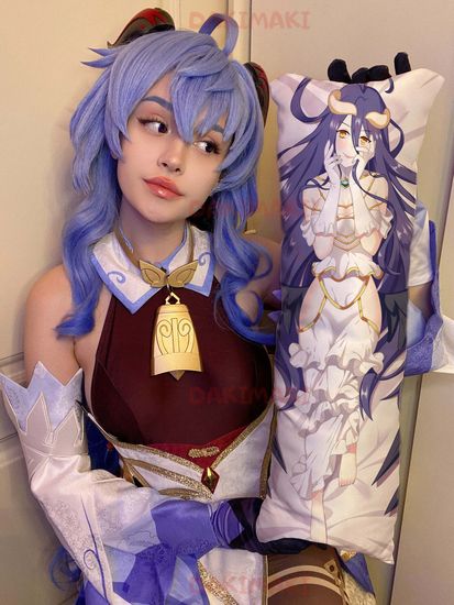 Мини дакимакура Альбедо (Владыка) из Владыка арт. M0153, 60х20 см