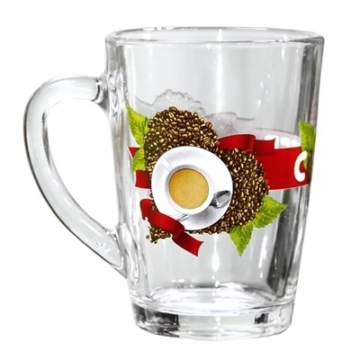 Кружка для чая 300мл. арт.208-Д "Сoffee heart" Кружка 300мл.