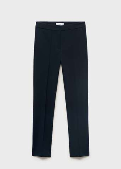 Прямые брюки с посадкой на талии