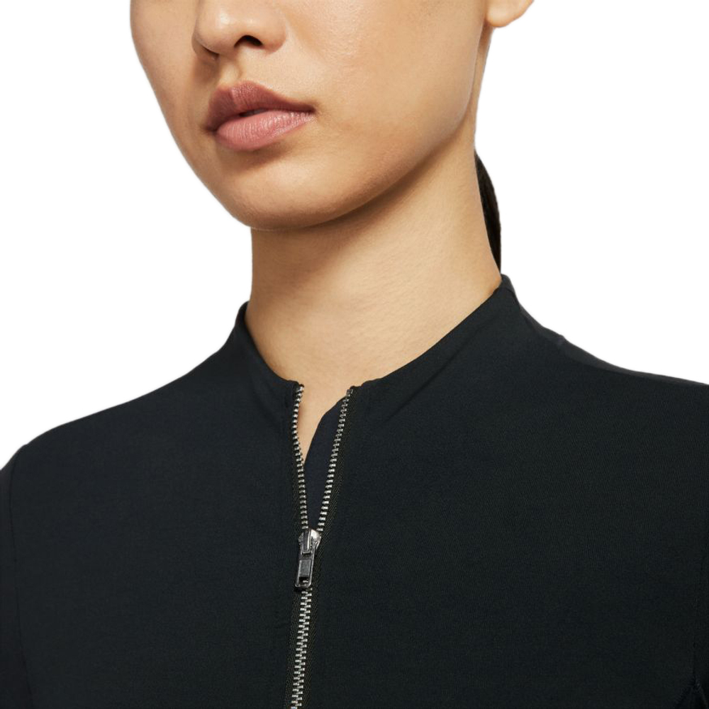 Женская Кофта теннисная Nike Women's Full Zip Jacket W - черный