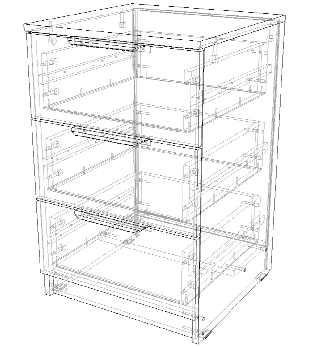 Тумба 450×701×450 Вектор