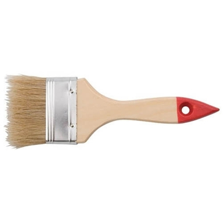 Кисть плоская 50мм Стандарт натуральная щетина Hobbi 01-1-020