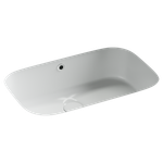 Раковина встраиваемая снизу Ceramicanova Era, c отверстием слива - перелива, 570x395x195 мм, белый, арт.CN15006