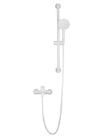 Смеситель для ванны с душевым гарнитуром WONZON & WOGHAND ALFA, Белый матовый (WW-AE3205-MW)