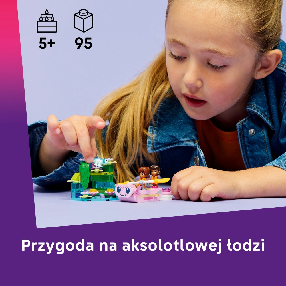 LEGO Friends - Приключение на лодке с ахсолотлями 42681