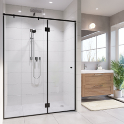 Прямая с одностворчатой поворотной дверью 1900 х 1200