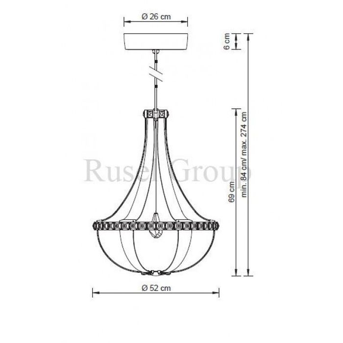 Люстра Swarovski CRYSTAL EMPIRE SCE110D