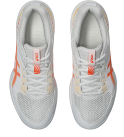 Женские кроссовки для бадминтона/сквоша Asics Gel-Task 4 - white/vivid coral