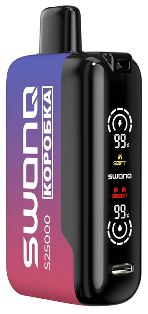 Одноразовый Pod Swonq S25000 - Кислая Черника Малина (25000 затяжек)