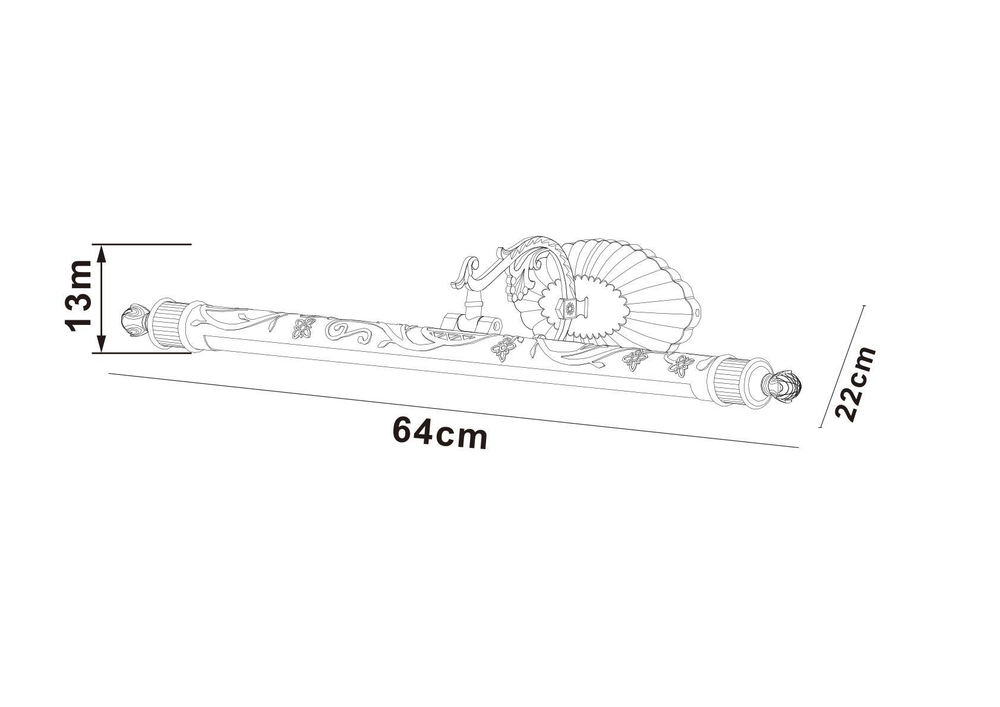 Бра Arte Lamp Napoli A6308AP-1AB