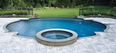 Строительство бетонного бассейна, 24 квадратных метров