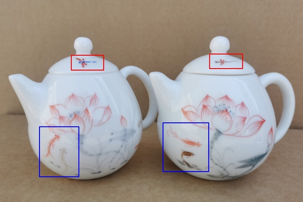 242098.7 Чайник МАТОВЫЙ НЕФРИТ "Рябина"  250мл, фарфор белый