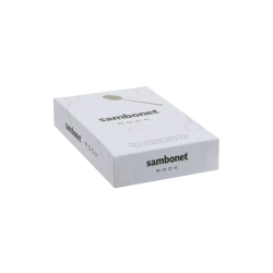 Sambonet - Набор из 6 ложек для эспрессо Rock PVD Diamond 2черный / артикул   52962KA7  / GTIN 8014808403415