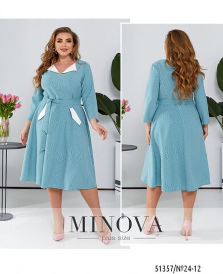 Платье 24-12-Бирюзовый Minova Фото 1