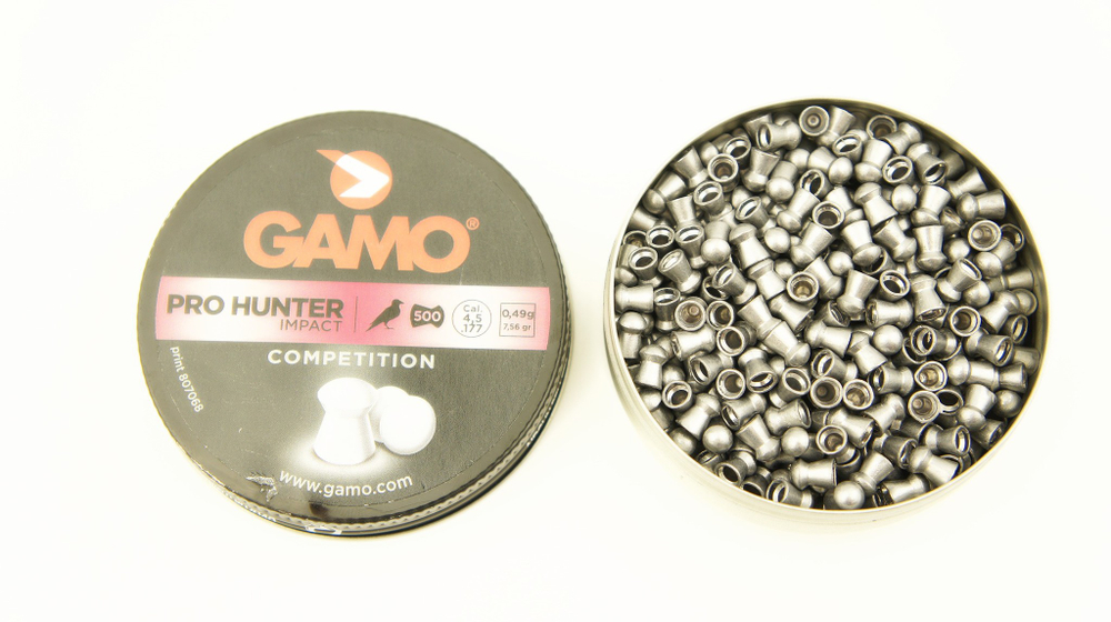 GAMO PRO-HUNTER 4.5mm 0,49г. (250шт.) пули пневматические