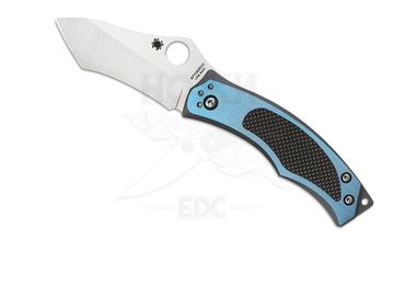 Складной нож Spyderco Vrango C201TIBLP c клинком из стали CPM-S30V, рукоять титан