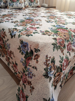 Покрывало гобеленовое Букет евро (240х200)