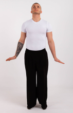 Брюки широкие IMBA микровельвет