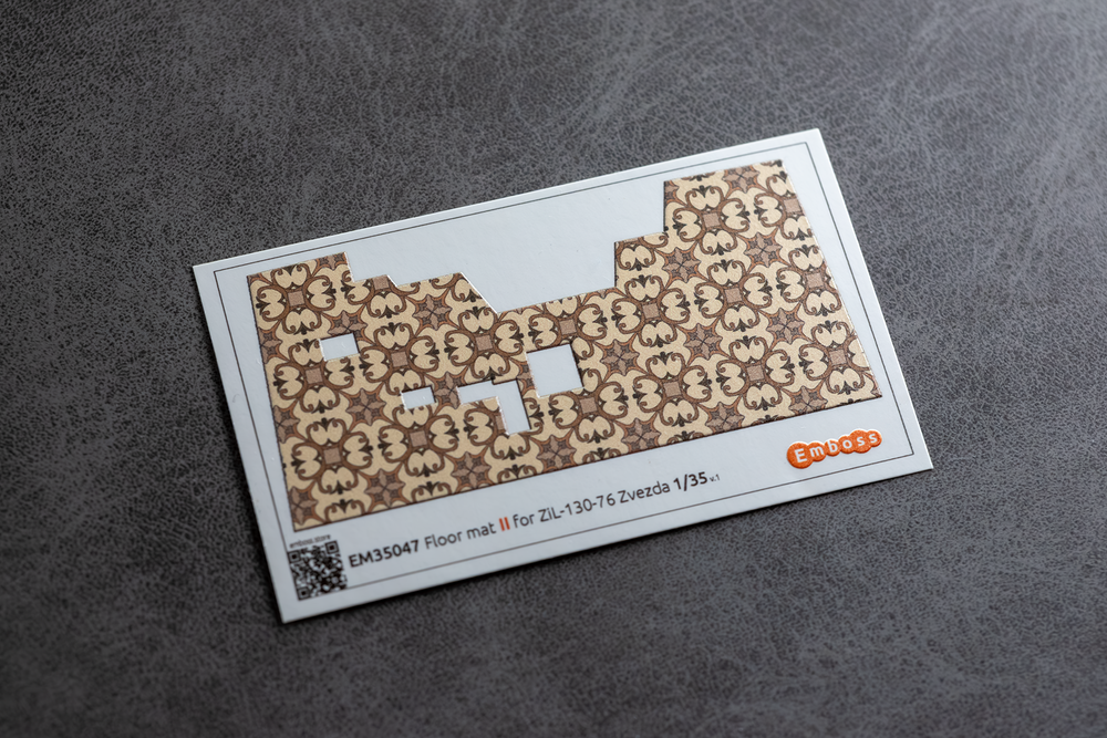 ZIL-130 Linoleum floor mat for Zvezda 1/35 (3D decal)
