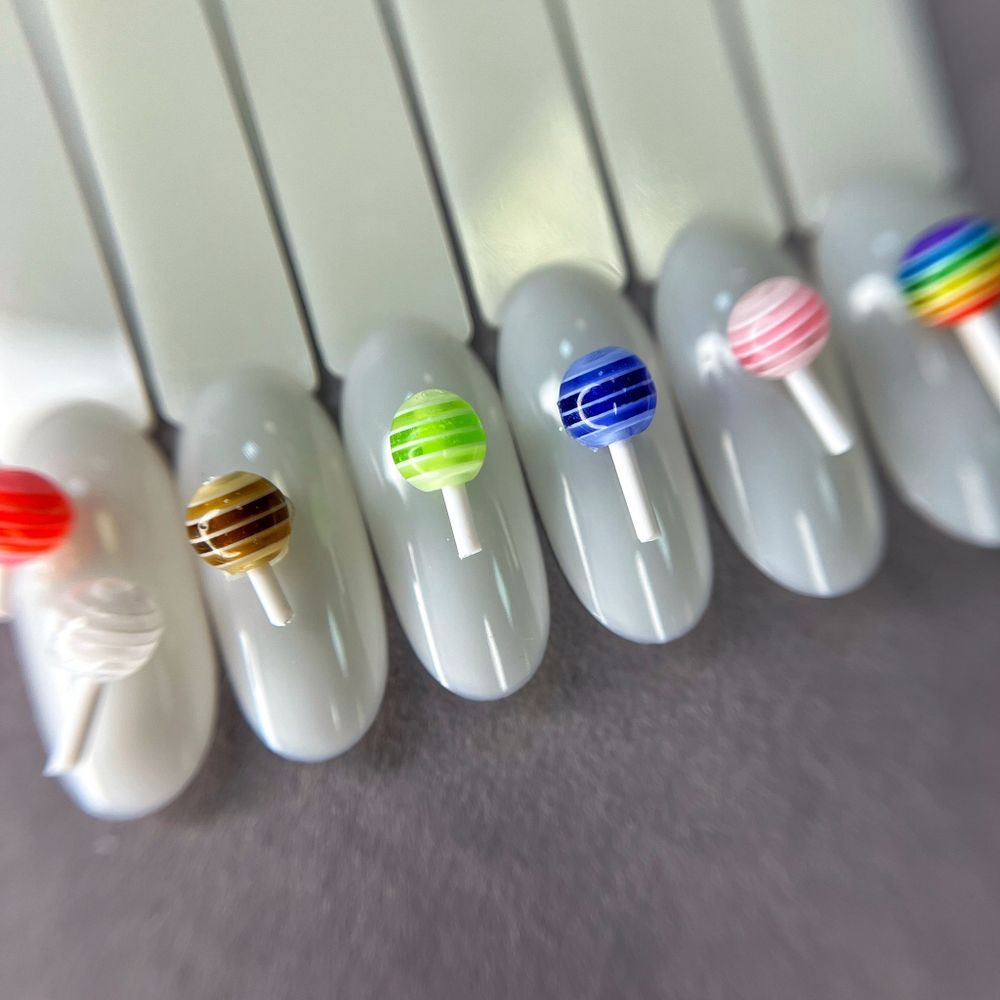 Zoo nail Фигурки объемные для дизайна Леденцы, 10шт2