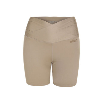 Женские теннисные шорты Björn Borg Borg Cross Shorts Women - Beige