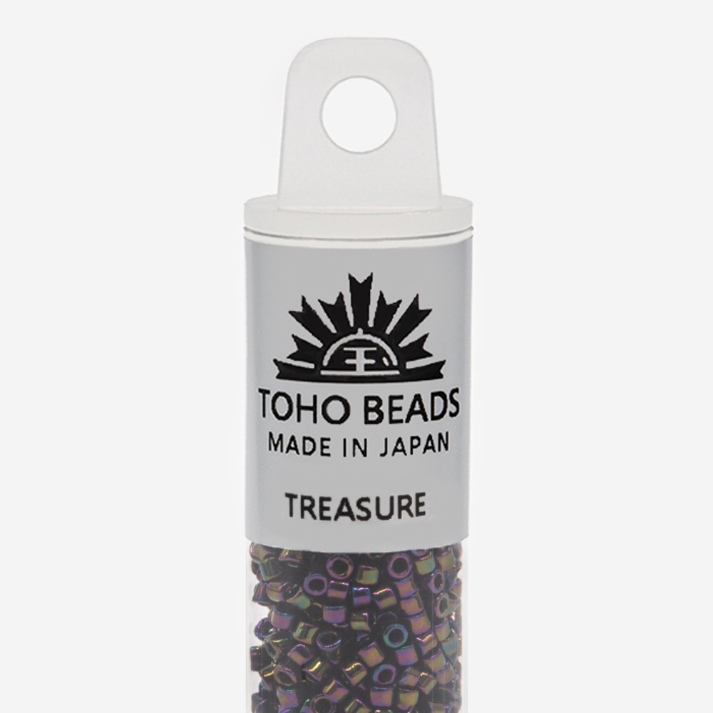 Японский бисер TOHO Treasure (№85), металлизированный, непрозрачный глянцевый