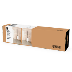 Ершик для туалета с держателем flex adhesive, белый