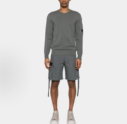 Свитер C.P. Company Cotton Crepe Crew Neck Lens Knit