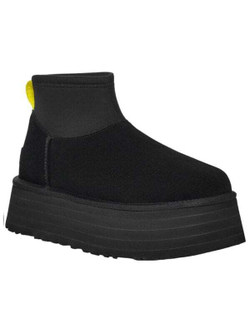 UGG Classic Mini Dipper Boot Black Yellow