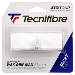 Теннисные намотки базовые Tecnifibre Wax Grip Max 1P - белый