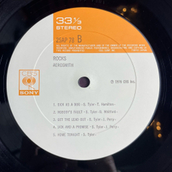 Винтажная виниловая пластинка LP Aerosmith Rocks (Japan 1976) (Obi) Get The Lead Out