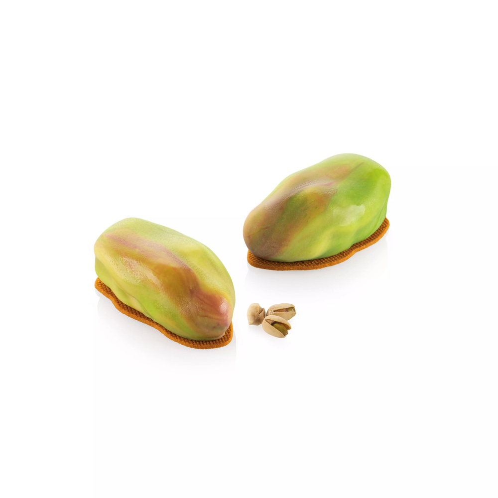 Силиконовая форма с вырубкой «Фисташка» (Pistacchio), 120 мл Silikomart, Италия