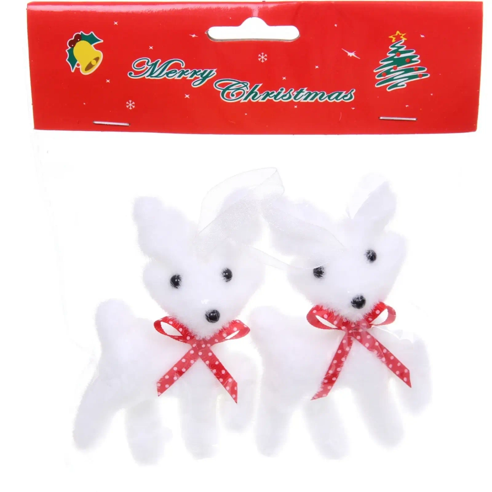 Подвеска «Милые зверята» (набор 2 шт), Белый