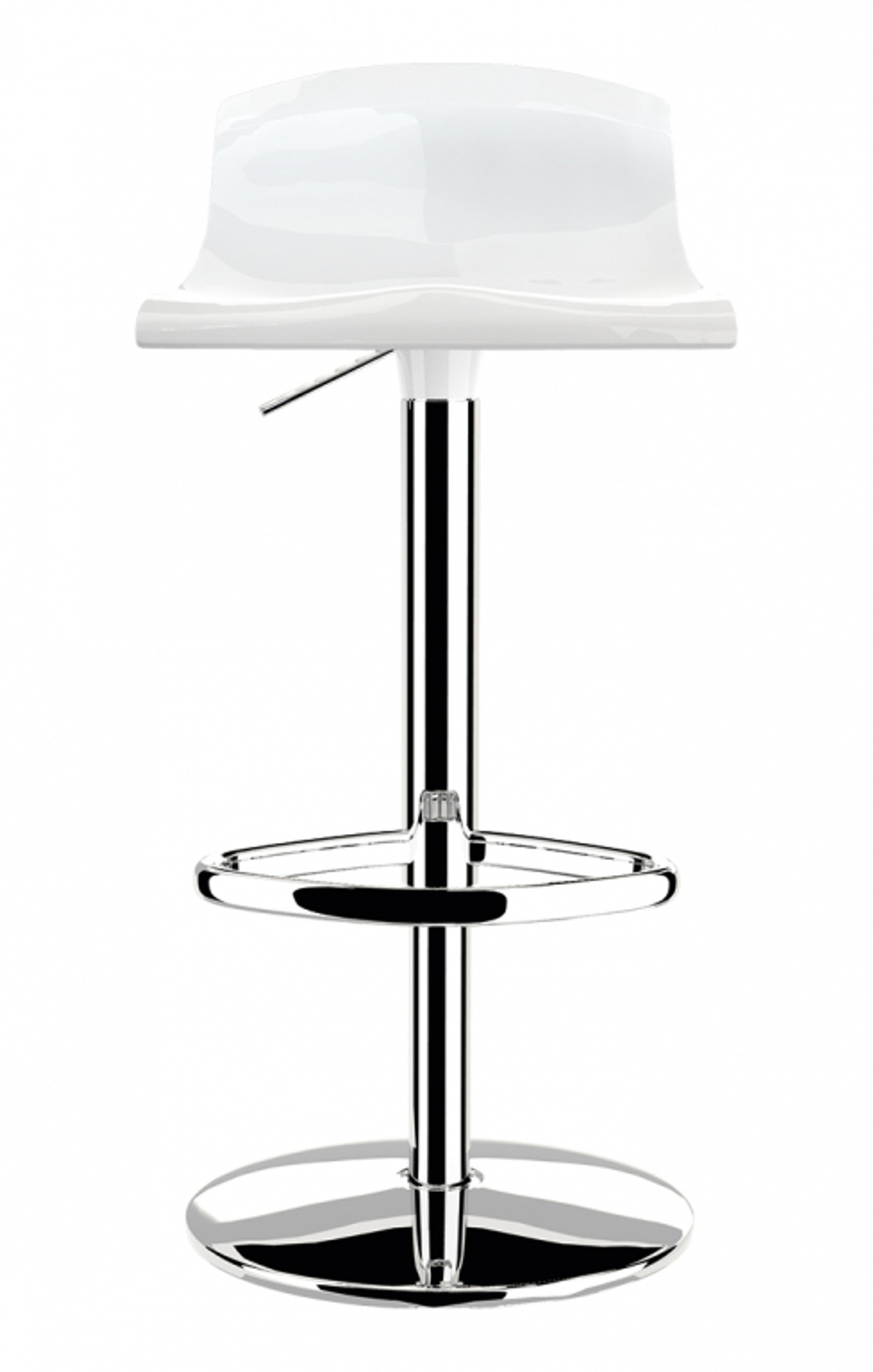 Стул пластиковый барный Siesta Contract Aria, белый