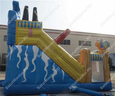 Коммерческий надувной батут "Пиратская радость"