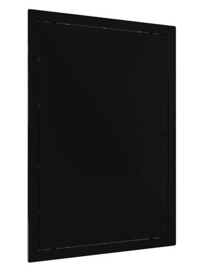 Люк ревизионный LN фланец 200х300 нажимной 223х323 пластик Black EVECS